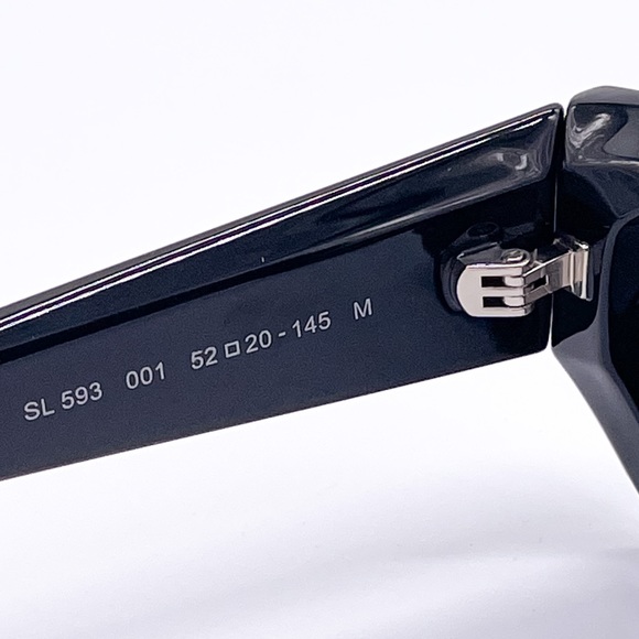 NEW  SAINT LAURENT SL593 001 BLACK WOMEN SUNGLASSES SAINT LAURENT SL 593 001 - Picture 14 of 15